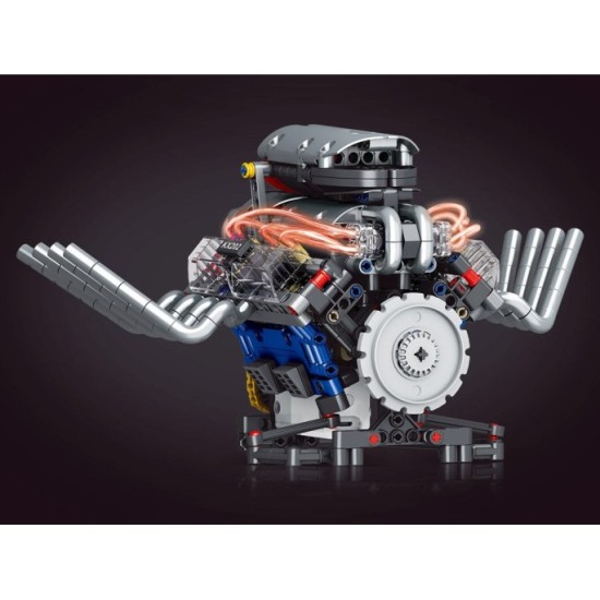 JOKO RC Technická Stavebnica Pohybujúci Motor 665ks, ovládanie pomocou Mobilnej Aplikácie