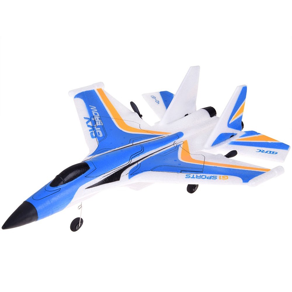 JOKO RC Lietadlo Sky Show s Dvojitým Motorom, LED svetlom a USB nabíjaním, modré
