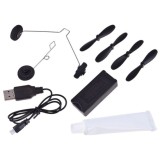 JOKO RC Lietadlo Sky Show s Dvojitým Motorom, LED svetlom a USB nabíjaním, modré