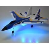 JOKO RC Lietadlo Sky Show s Dvojitým Motorom, LED svetlom a USB nabíjaním, modré