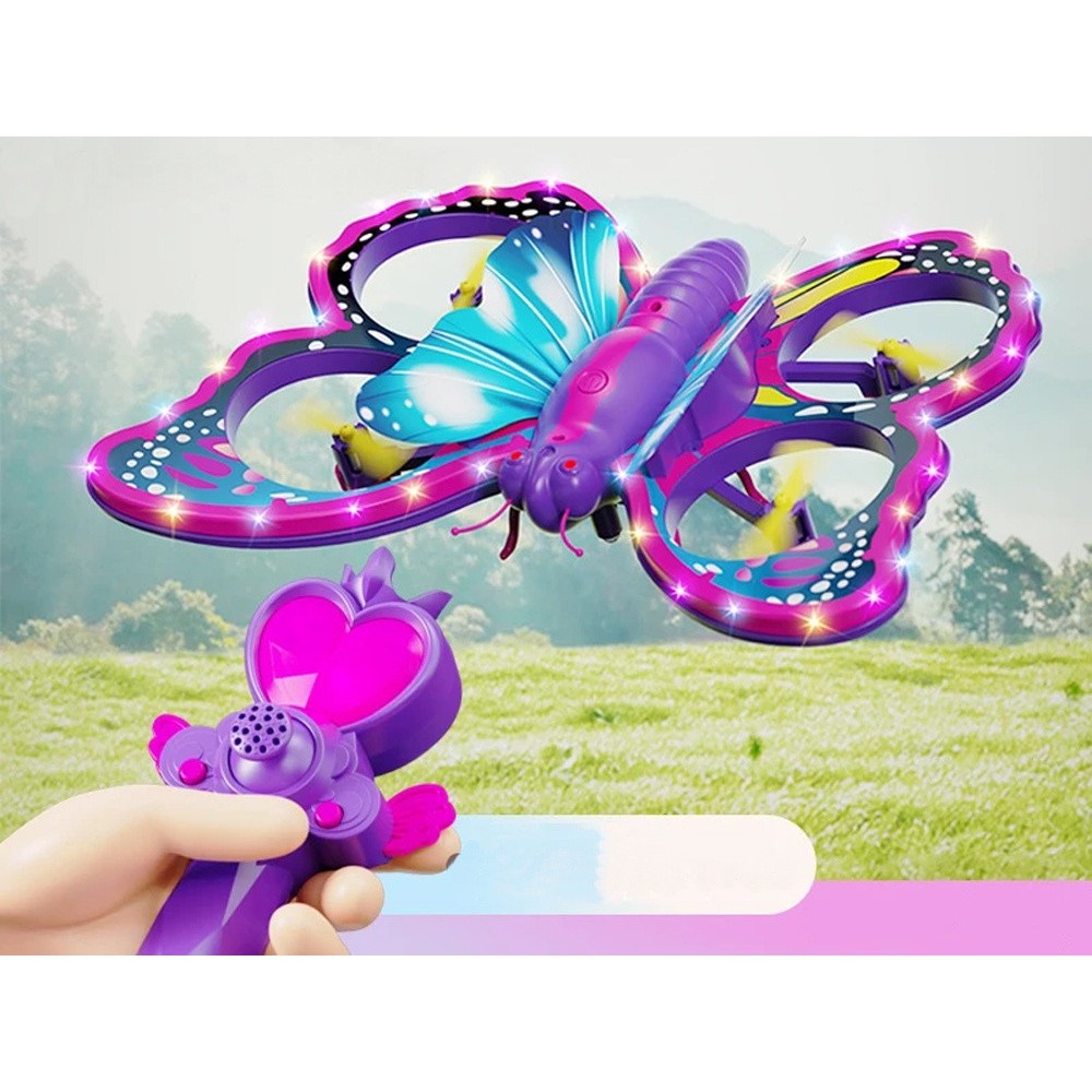 JOKO RC Dron Akrobatický Motýľ s LED svetlom + Diaľkové ovádanie Čarovná Palička