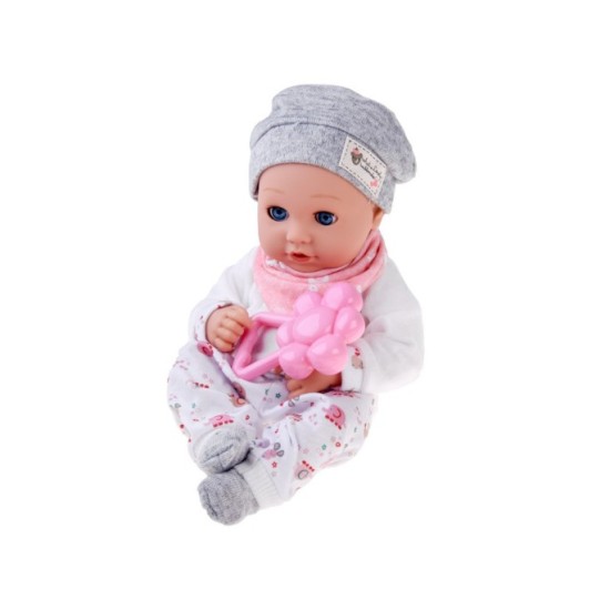 JOKO Bábika Bobas 32cm + sada na kŕmenie