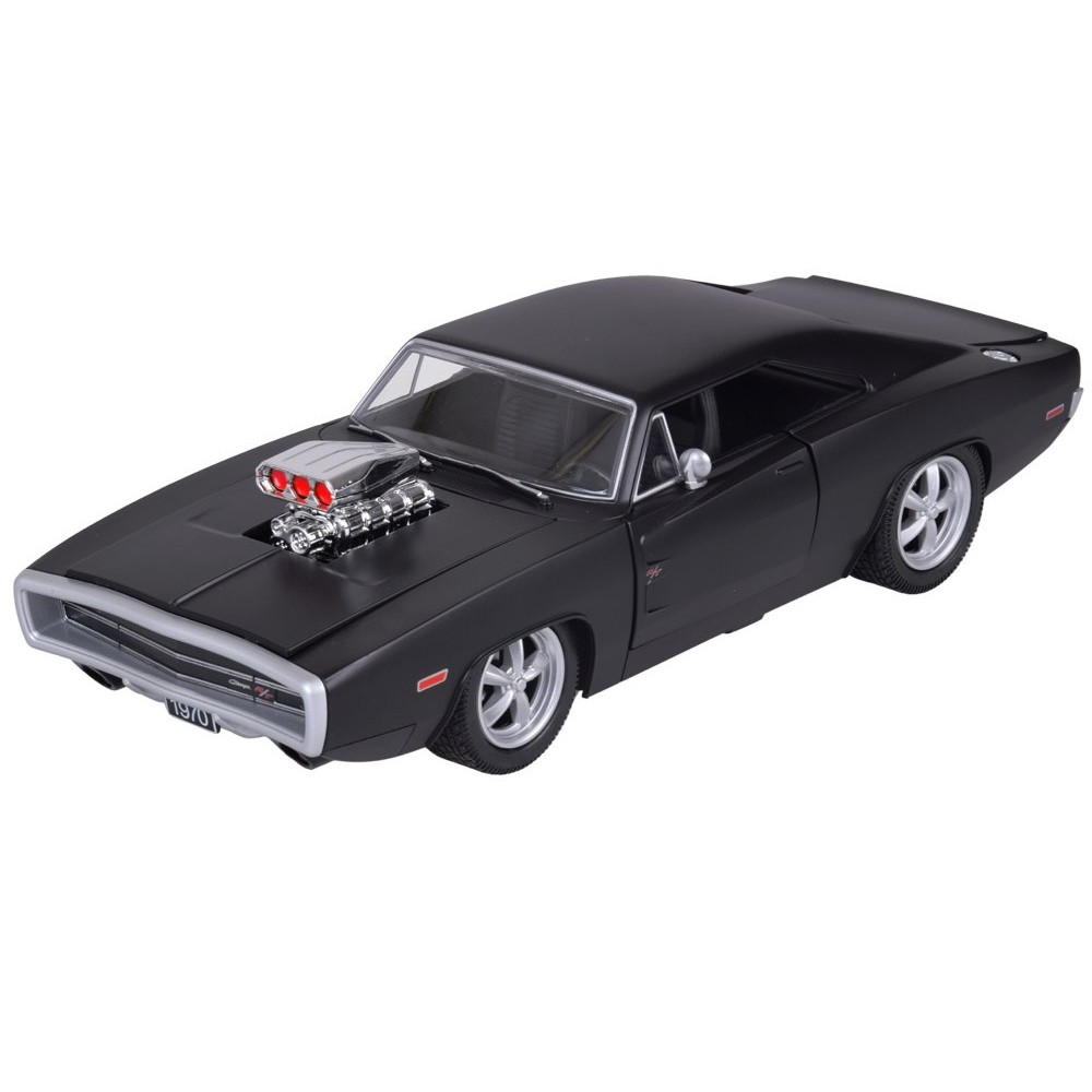 JOKO RC Auto Dodge Charger R/T 1970 na diaľkové ovládanie 33cm so svetlom a zvukom, otváracie dvere, kapota, kufor, matná čierne