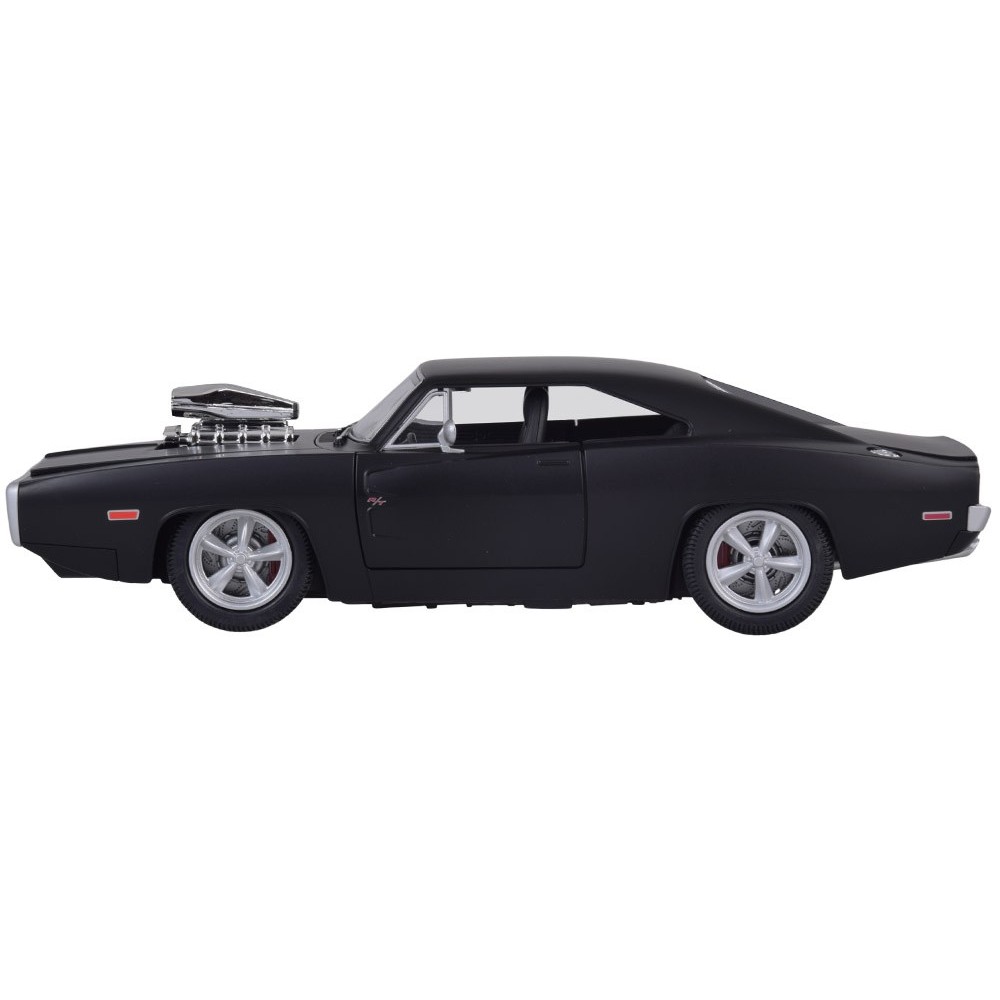JOKO RC Auto Dodge Charger R/T 1970 na diaľkové ovládanie 33cm so svetlom a zvukom, otváracie dvere, kapota, kufor, matná čierne