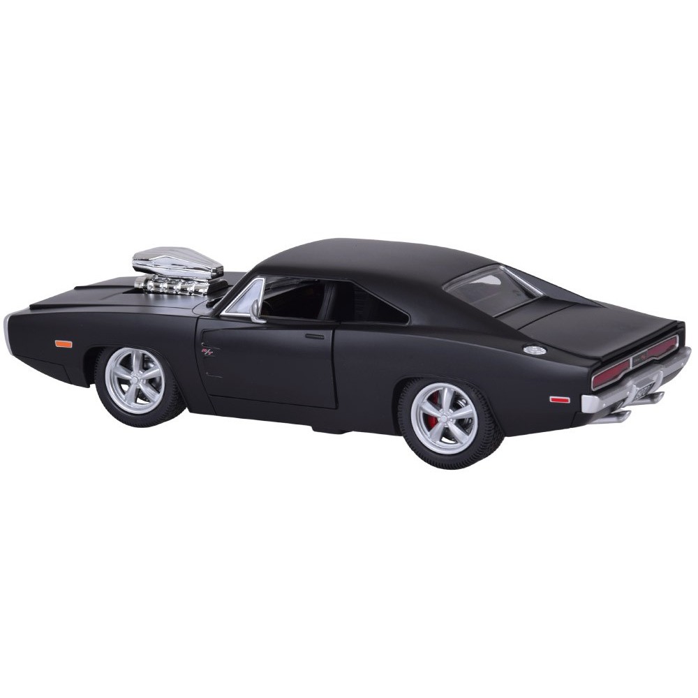 JOKO RC Auto Dodge Charger R/T 1970 na diaľkové ovládanie 33cm so svetlom a zvukom, otváracie dvere, kapota, kufor, matná čierne