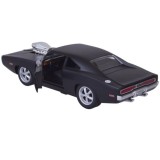 JOKO RC Auto Dodge Charger R/T 1970 na diaľkové ovládanie 33cm so svetlom a zvukom, otváracie dvere, kapota, kufor, matná čierne