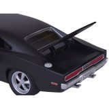 JOKO RC Auto Dodge Charger R/T 1970 na diaľkové ovládanie 33cm so svetlom a zvukom, otváracie dvere, kapota, kufor, matná čierne