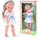 JOKO Bábika s Blond vlasmi v bielych šatách 33cm