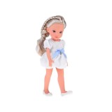JOKO Bábika s Blond vlasmi v bielych šatách 33cm