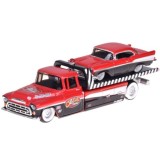 Maisto Kovový set 1:64 - odťahové vozidlo CHEVROLET Flatbed 1957 a CHEVROLET Bel Air
