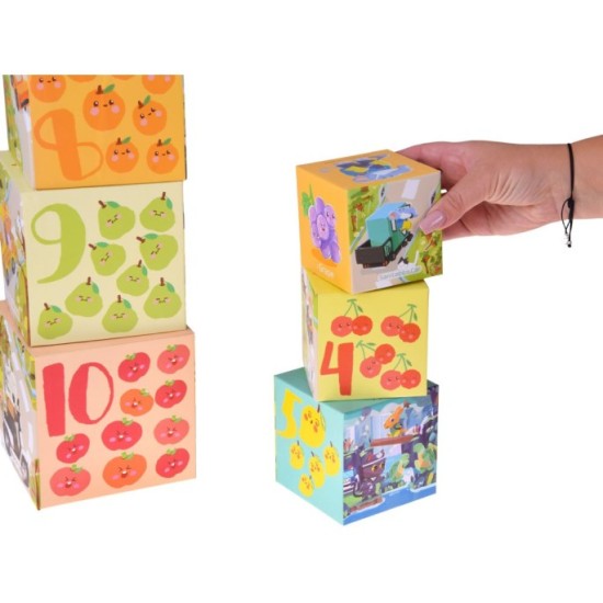 JOKO Vzdelávacie Puzzle Kocky pre deti