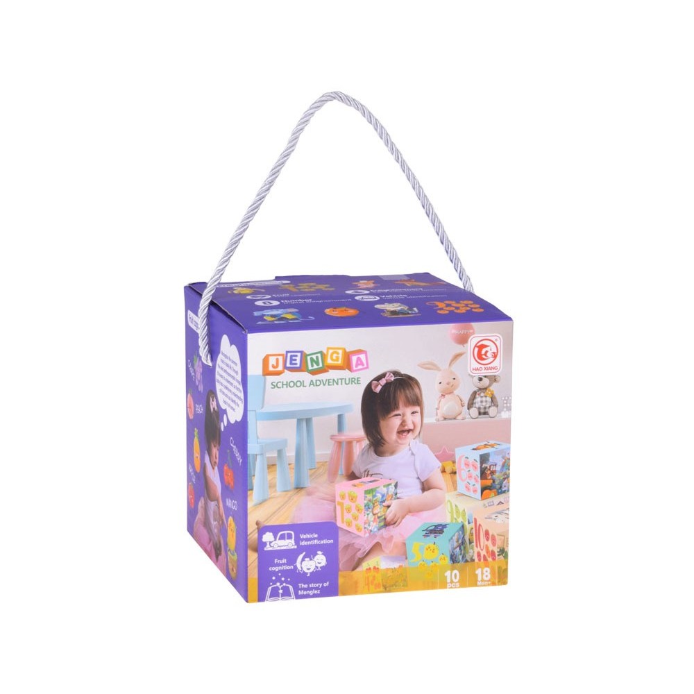 JOKO Vzdelávacie Puzzle Kocky pre deti