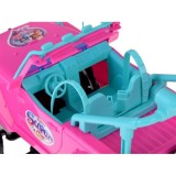 JOKO RC Auto Jeep na diaľkové ovládanie pre dievčatá + 2 Bábiky dievča a chlapec + USB nabíjací kábel, ružové