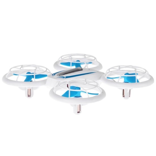 JOKO RC Dron, Akrobatická Kvadrokoptéra s LED svetlom na diaľkové ovládanie, biely