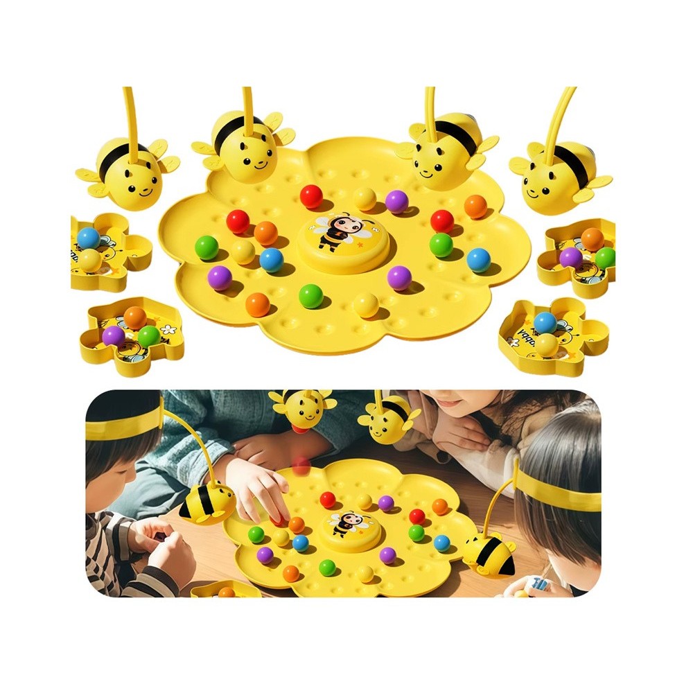 JOKO Spoločenská Hra Magnetická Včielka Chytá Guličky