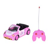 JOKO RC Auto Kabriolet so svetlom na diaľkové ovládanie pre dievčatá, ružové