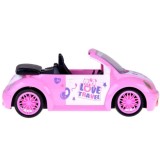 JOKO RC Auto Kabriolet so svetlom na diaľkové ovládanie pre dievčatá, ružové