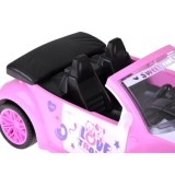 JOKO RC Auto Kabriolet so svetlom na diaľkové ovládanie pre dievčatá, ružové