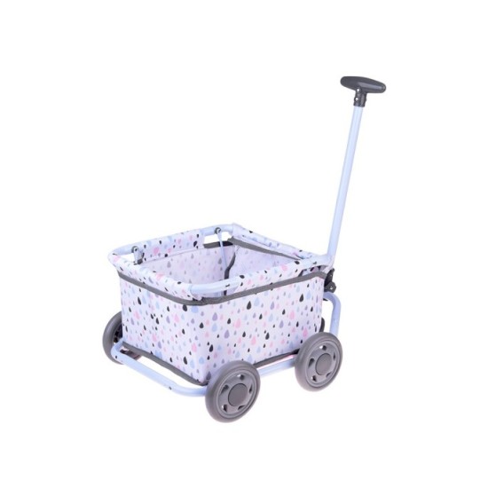 JOKO Kočík pre bábiky, vozík s rúčkou