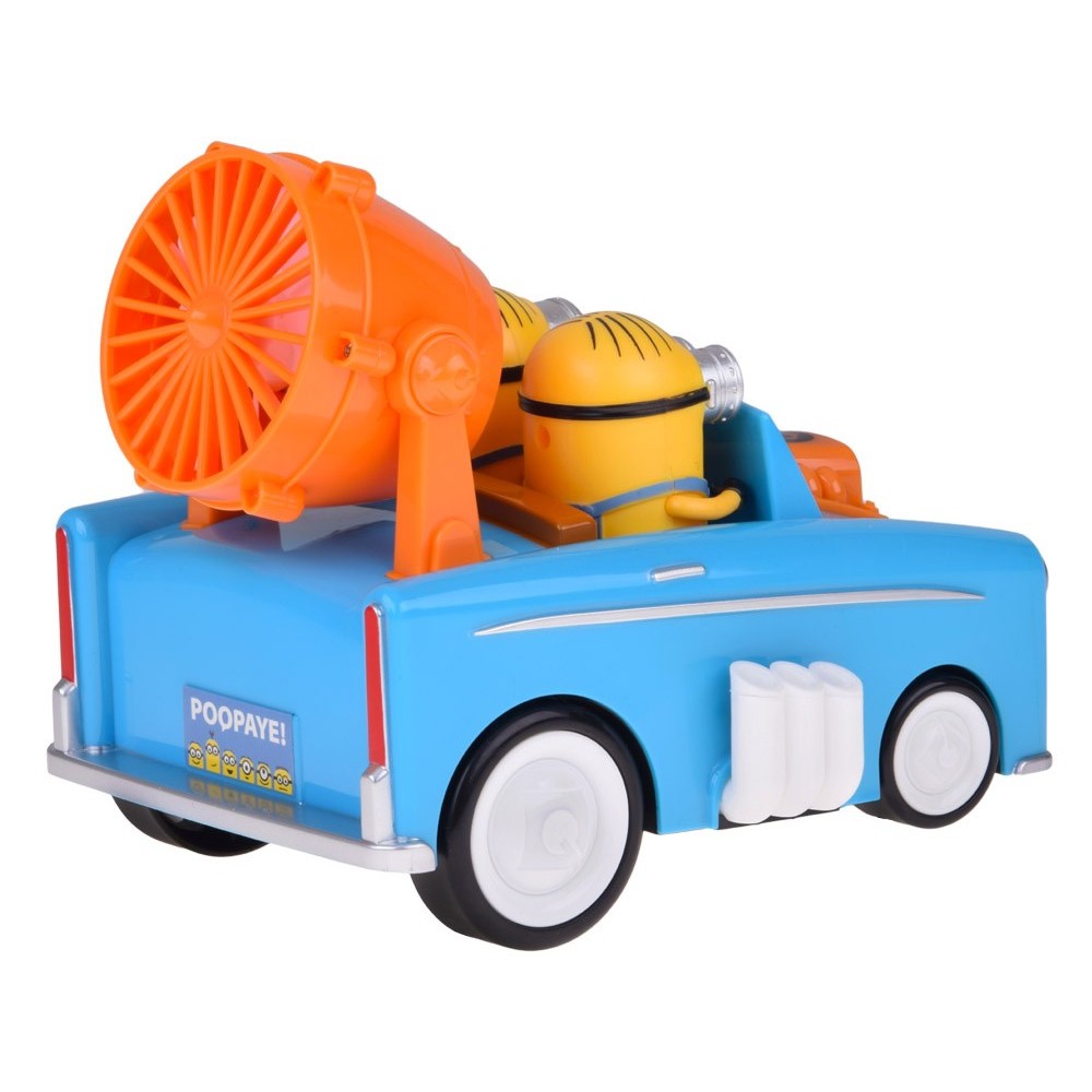 JOKO Interaktívne Auto Mimoni s Ventilátorom s fúkajúcim vzduchom, zvukom a svetlom, na batérie