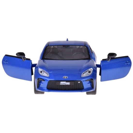 JOKO Kovový Model Auto Toyota GR86 1:28 so svetlom a zvukom, modré