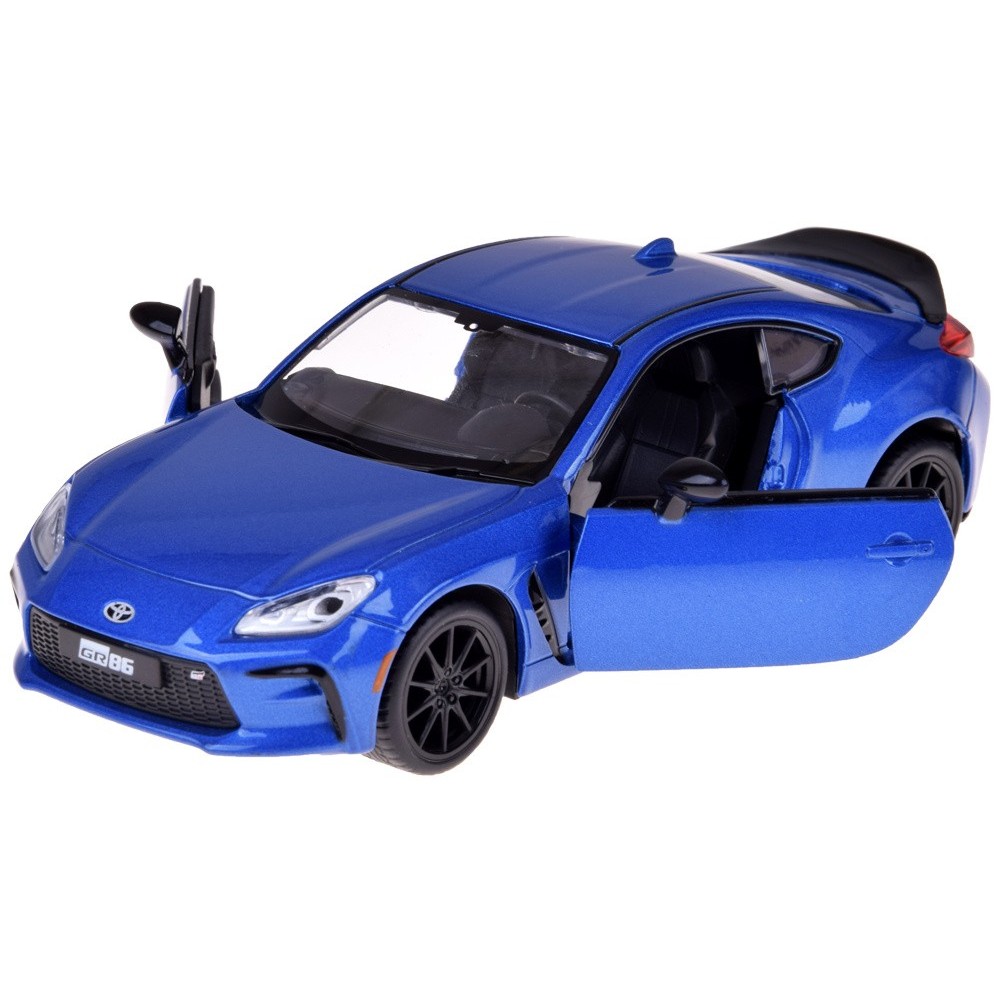 JOKO Kovový Model Auto Toyota GR86 1:28 so svetlom a zvukom, modré