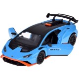 JOKO Kovové Auto Lamborghini Huracan STO so svetlom a zvukom 1:32, na batérie, modré