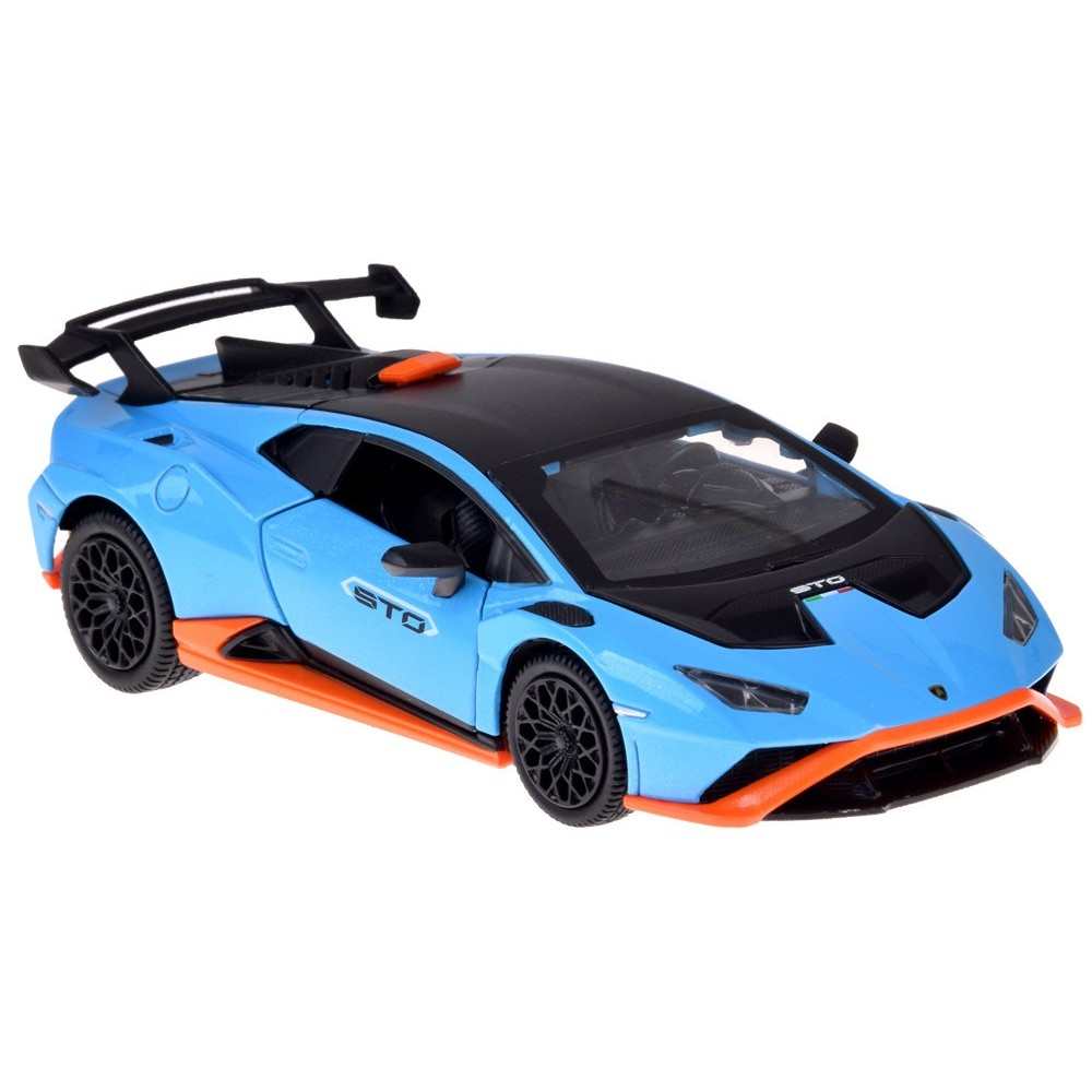 JOKO Kovové Auto Lamborghini Huracan STO so svetlom a zvukom 1:32, na batérie, modré