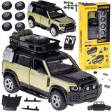 JOKO Tuningová Sada Kovové Auto Licencovaný Land Rover Defender 110, otváracie dvere, zelené