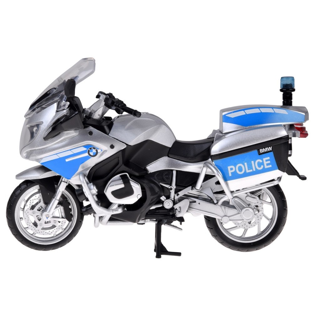 JOKO Kovový Model Policajná Motorka BMW R1250 RT-P 1:12, strieborná