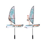 JOKO RC WINDSURFER plávajúci vo VODE na diaľkové ovládanie + Figúrka Windsurfera, nabíjačka, Led svetlo, zelený