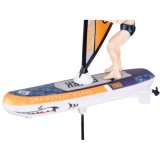 JOKO RC WINDSURFER plávajúci vo VODE na diaľkové ovládanie + Figúrka Windsurfera, nabíjačka, Led svetlo, žltý
