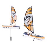 JOKO RC WINDSURFER plávajúci vo VODE na diaľkové ovládanie + Figúrka Windsurfera, nabíjačka, Led svetlo, žltý