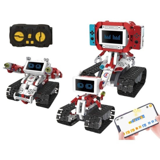 JOKO Technická stavebnica Robots Pro KY 5v1 s LED displejom na diaľkové ovládanie