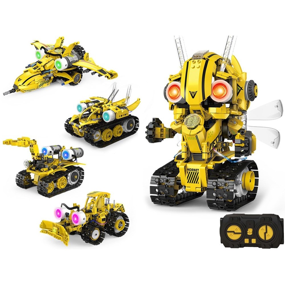 JOKO Technická stavebnica 5v1 Robot s LED svetlom na diaľkové ovládanie