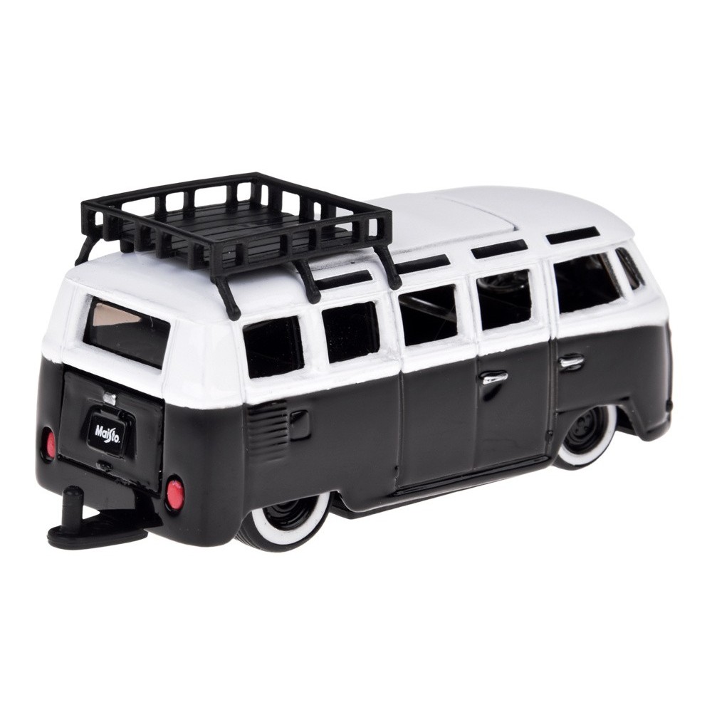 Maisto Sada Kovový Model Auto Volkswagen VAN Samba s Obytným Prívesom 1:64