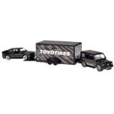 Maisto Sada 3v1 Kovové auto 1:64 Mercedes-Benz G 1988 a Kovové auto BMW M3 E30 s Prívesom, čierne