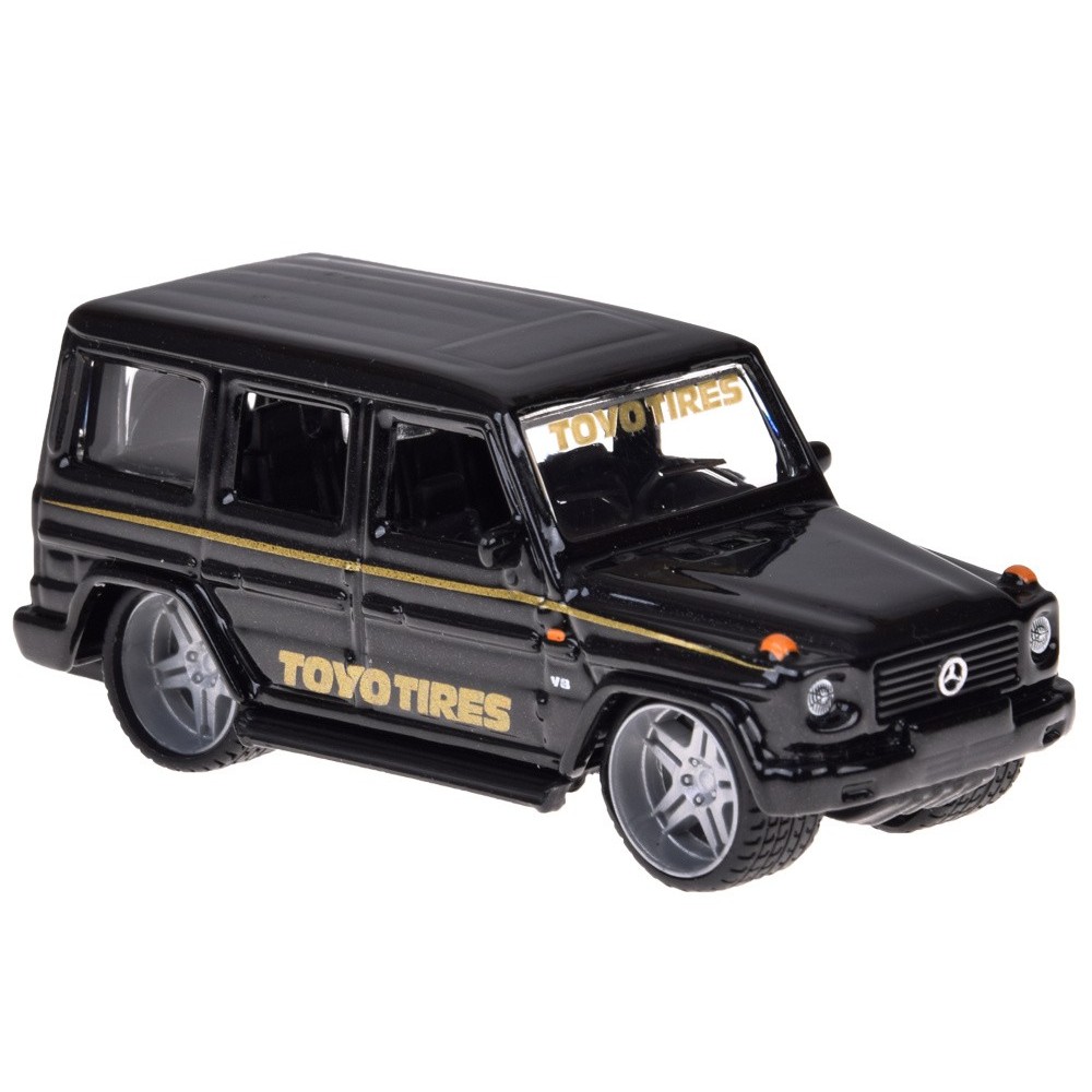 Maisto Sada 3v1 Kovové auto 1:64 Mercedes-Benz G 1988 a Kovové auto BMW M3 E30 s Prívesom, čierne