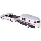 Maisto Kovové Auto Chevrolet 454 SS Pick-up s Obytným Prívesom 1:64