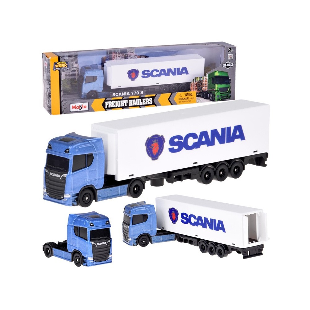 Maisto Kovový Model Nákladného Auta Kamión Scania 770S TIR s návesom