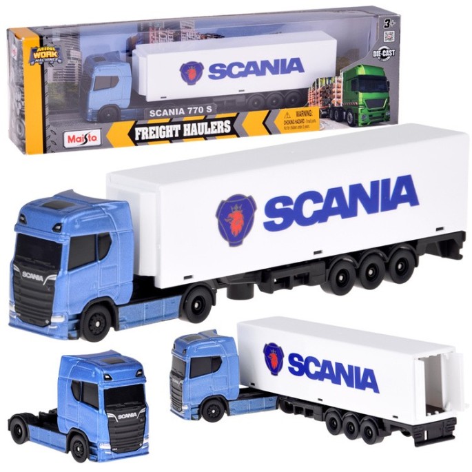 Maisto Kovový Model Nákladného Auta Kamión Scania 770S TIR s návesom