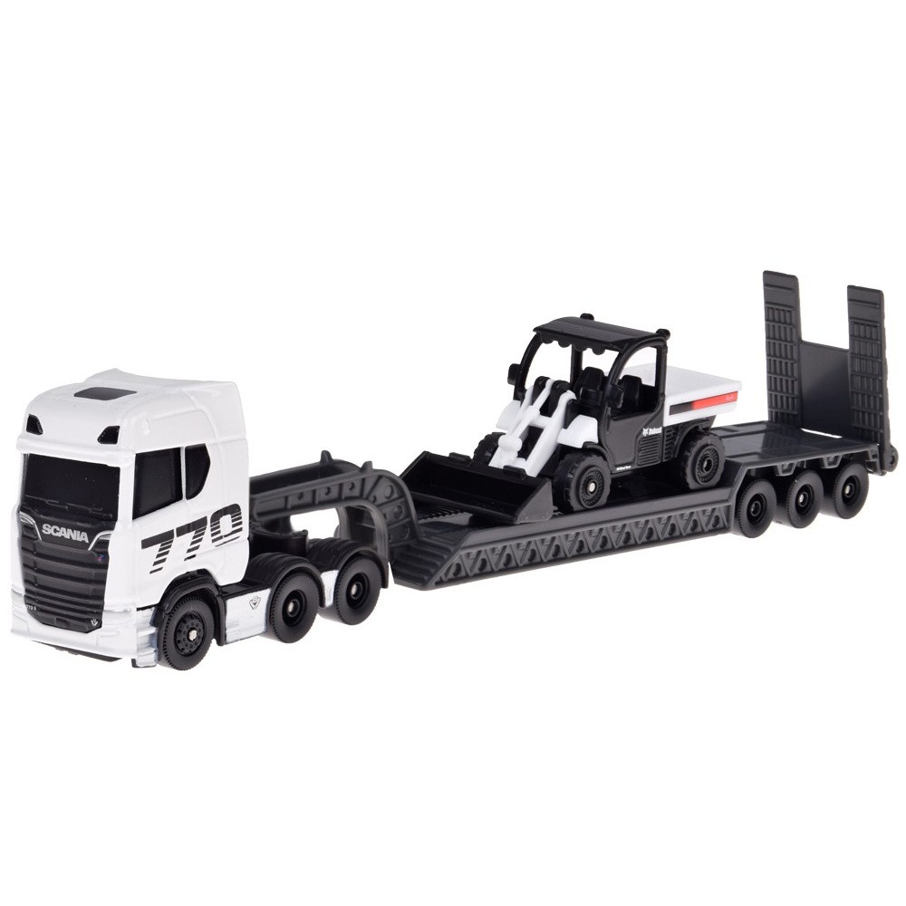 Maisto Licencovaná Sada Kovové auto SCANIA 770S 1:64 + Náves s Buldozérom