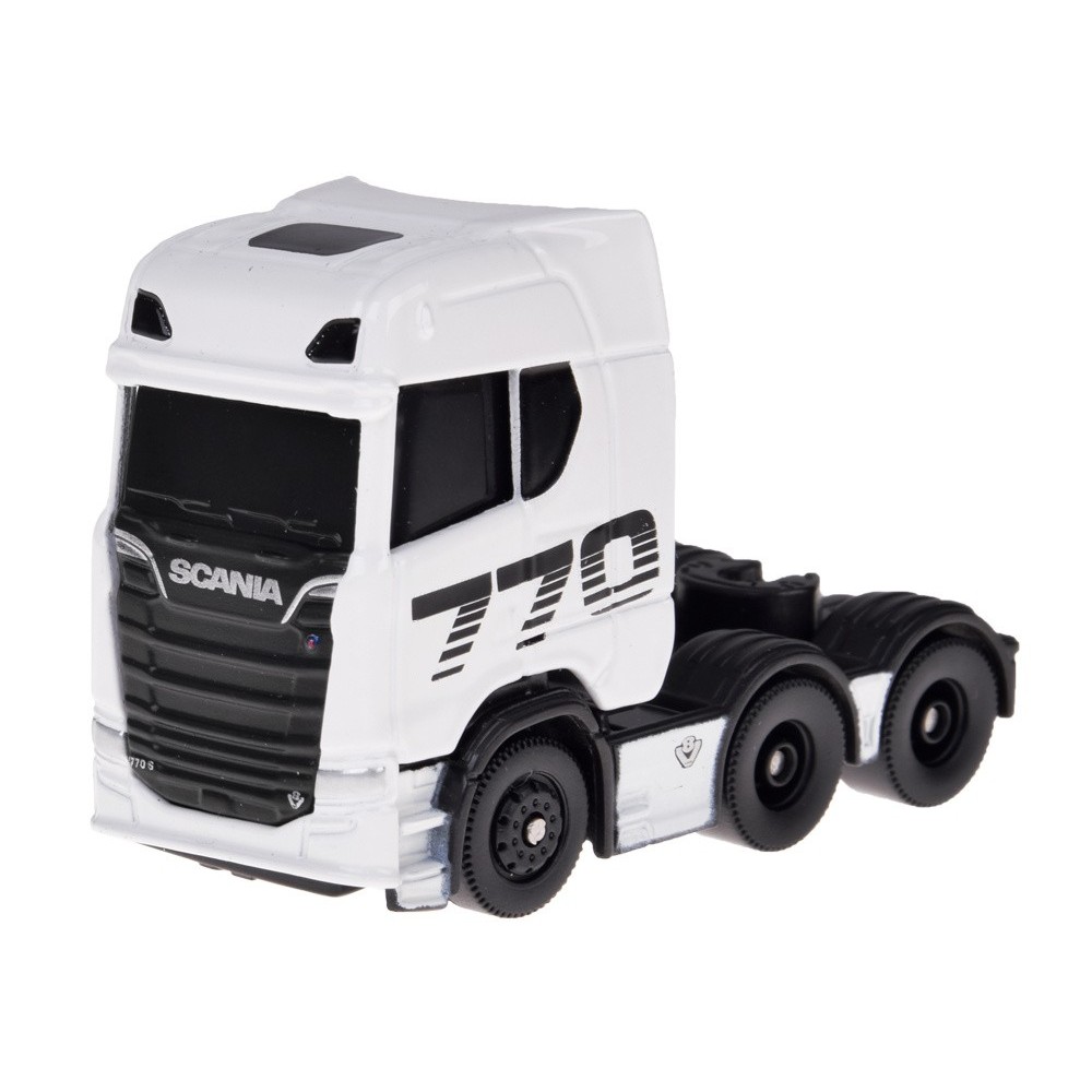 Maisto Licencovaná Sada Kovové auto SCANIA 770S 1:64 + Náves s Buldozérom