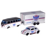 Maisto Kovové auto Volkswagen Van Samba i VW Beetle 1:64