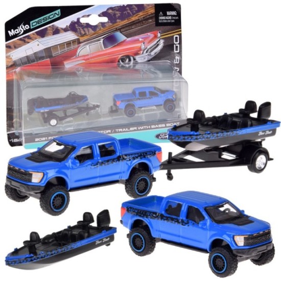 Maisto, Kovový model auta Ford F-150 SVT Raptor 2021, 1:64