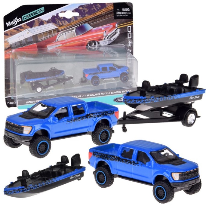 Maisto, Kovový model auta Ford F-150 SVT Raptor 2021, 1:64