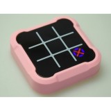 JOKO Pamäťová Elektronická hra 4v1 piškvôrky, pexeso, Tic Tac Toe, ružová