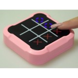 JOKO Pamäťová Elektronická hra 4v1 piškvôrky, pexeso, Tic Tac Toe, ružová