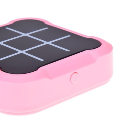 JOKO Pamäťová Elektronická hra 4v1 piškvôrky, pexeso, Tic Tac Toe, ružová