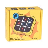 JOKO Pamäťová Elektronická hra 4v1 piškvôrky, pexeso, Tic Tac Toe, ružová